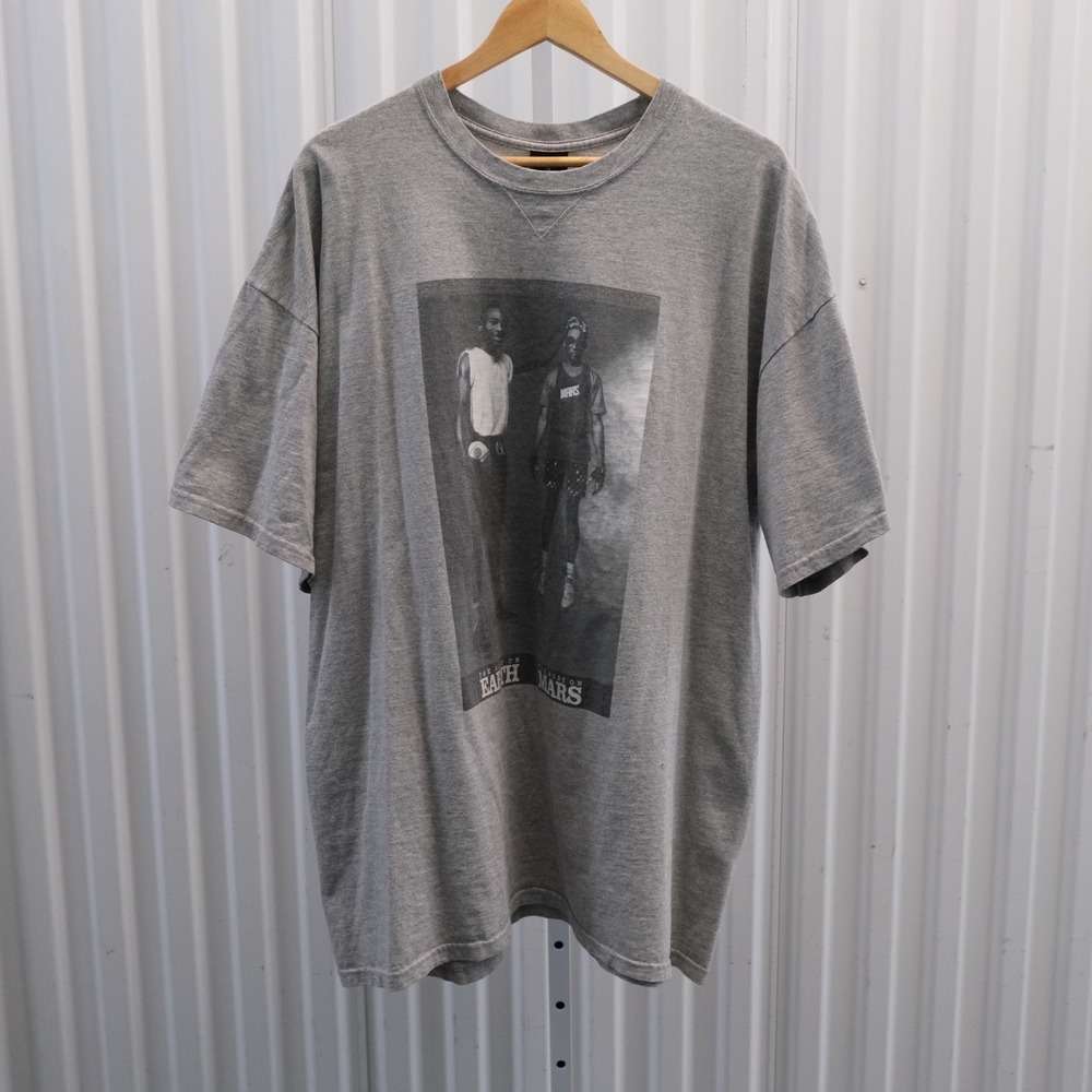 Vtg Air Jordan The Best on Earth The Best on Mars T-Shirt Mens XXL Gray